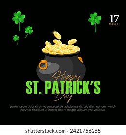 St. Patrick's Day is an Irish cultural and religious celebration held on March 17th, honoring St. Patrick