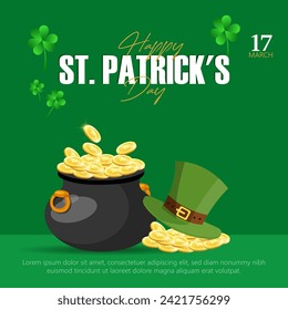 St. Patrick's Day is an Irish cultural and religious celebration held on March 17th, honoring St. Patrick