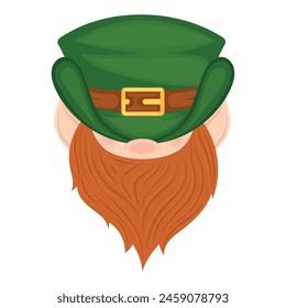 St Patricks day Irish elf character cartoon Vector illustration