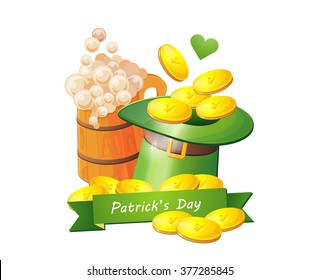 St. Patrick's Day, Irish holiday, holiday, March 17, the emblem, no background, Patrick, Green.