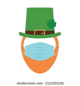 St. Patrick's Day Irish leprechauns with clover for good luck