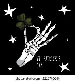 St. Patrick's Day. Irish. A traditional holiday. A postcard for a holiday. Vector illustration of a clover.