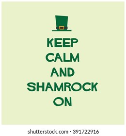 St. Patrick's Day Keep Calm Design