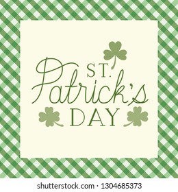 s.t. patrick`s day label isolated icon