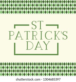 s.t. patrick`s day label isolated icon
