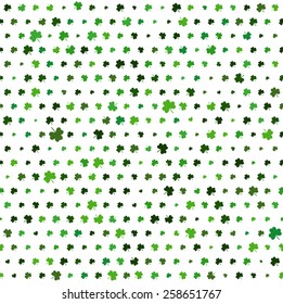 St. Patrick's Day leaf background