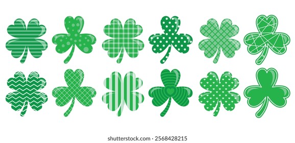 St Patrick's Day leaf clover vector design