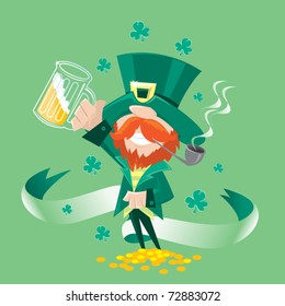 St Patrick's Day Leprechaun