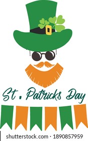 St. Patrick's Day . The leprechaun. Illustration of the St. Patrick's Day holiday .