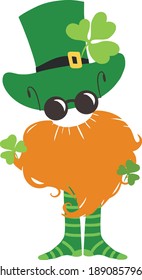 St. Patrick's Day . The leprechaun. Illustration of the St. Patrick's Day holiday .