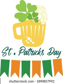 St. Patrick's Day . The leprechaun. Illustration of the St. Patrick's Day holiday .