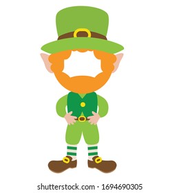 The St. Patrick's Day leprechaun - insert face