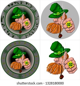 St. patricks day leprechaun portrait