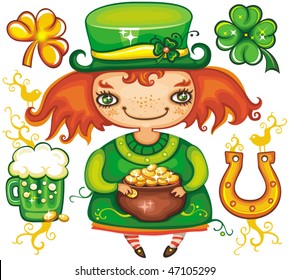St. Patrick's Day  leprechaun series 3