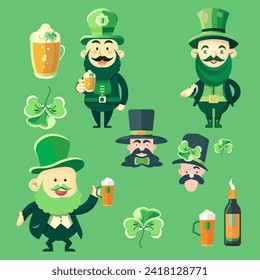 St Patrick's Day - Leprechaun set