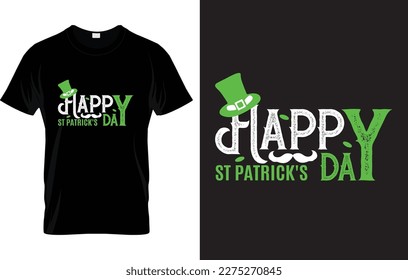 st. patrick's day lettering t-shirt design