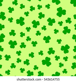 St. Patrick's Day Lucky Clover pattern