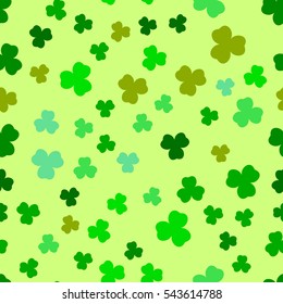 St. Patrick's Day Lucky Clover pattern