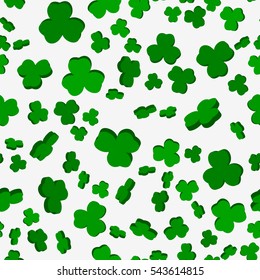 St. Patrick's Day Lucky Clover pattern
