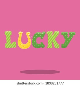 st patricks day lucky design vector illustration