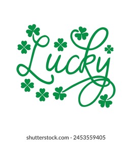 St Patricks day lucky shirt