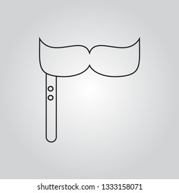 St. Patrick's Day moustache icon