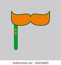 St. Patrick's Day moustache icon