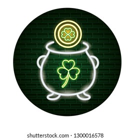 st patricks day neon
