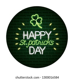 st patricks day neon