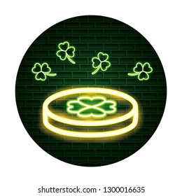 st patricks day neon