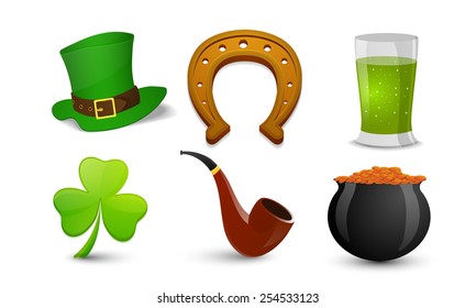 Objektsatz St. Patrick's Day. 