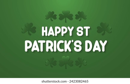 St. Patrick's Day Observed every year of March 17th, Patrick Celebration Vector banner, flyer, poster and social medial template design.