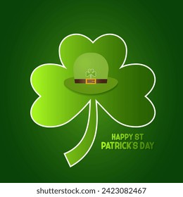 St. Patrick's Day Observed every year of March 17th, Patrick Celebration Vector banner, flyer, poster and social medial template design.