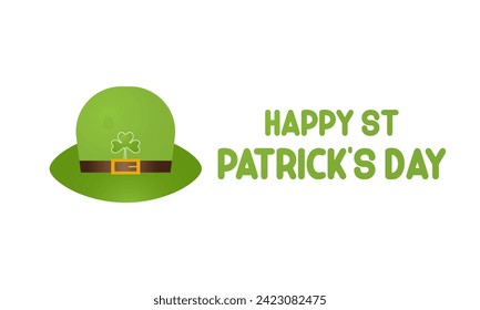 St. Patrick's Day Observed every year of March 17th, Patrick Celebration Vector banner, flyer, poster and social medial template design.