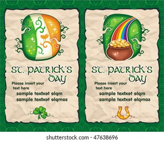St. Patrick's Day paper backgrounds series 3