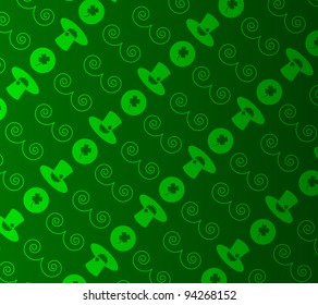 St. Patrick's day pattern background