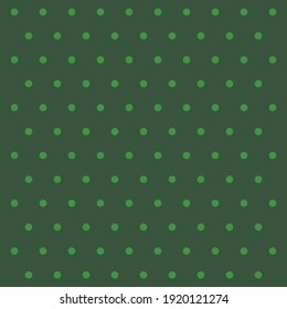 St. Patricks day pattern polka dots. Template background in green and black polka dots . Seamless fabric texture. Vector illustration