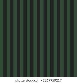 St. Patricks day pattern of repetitive vertical strips of green and black color. Green and black horizontal stripes background. Seamless texture background. Vector illustration