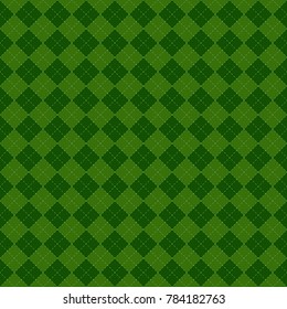 St Patricks Day pattern in shades of green repeats seamlessly. And also includes EPS 10 vector