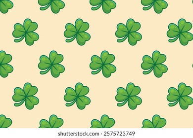 St patricks day pattern. Vector illustration.