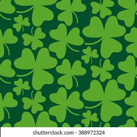 St. Patrick's day pattern. Vector illustration.