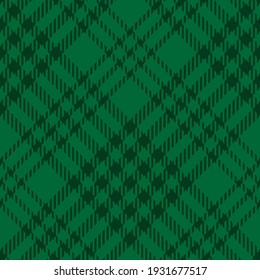 St Patrick's day plaid. Seamless vector check pattern, suitable for fashion, background and st Patrick's day product