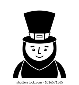 st. patricks day portrait of a happy leprechaun