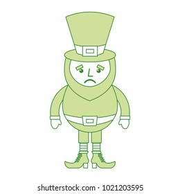 st. patricks day portrait of a happy leprechaun