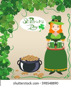 St. Patrick's Day poster design