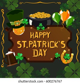 St. Patrick's Day poster design