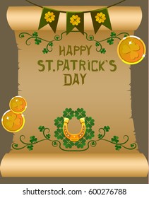 St. Patrick's Day poster design