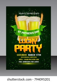 St Patrick's day poster global celebration of Irish culture 