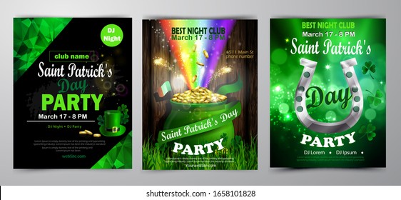 St. Patrick's Day Plakat Vektorillustration Illustration