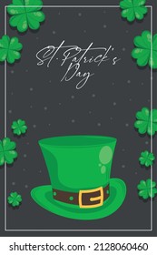 st patricks day poster style